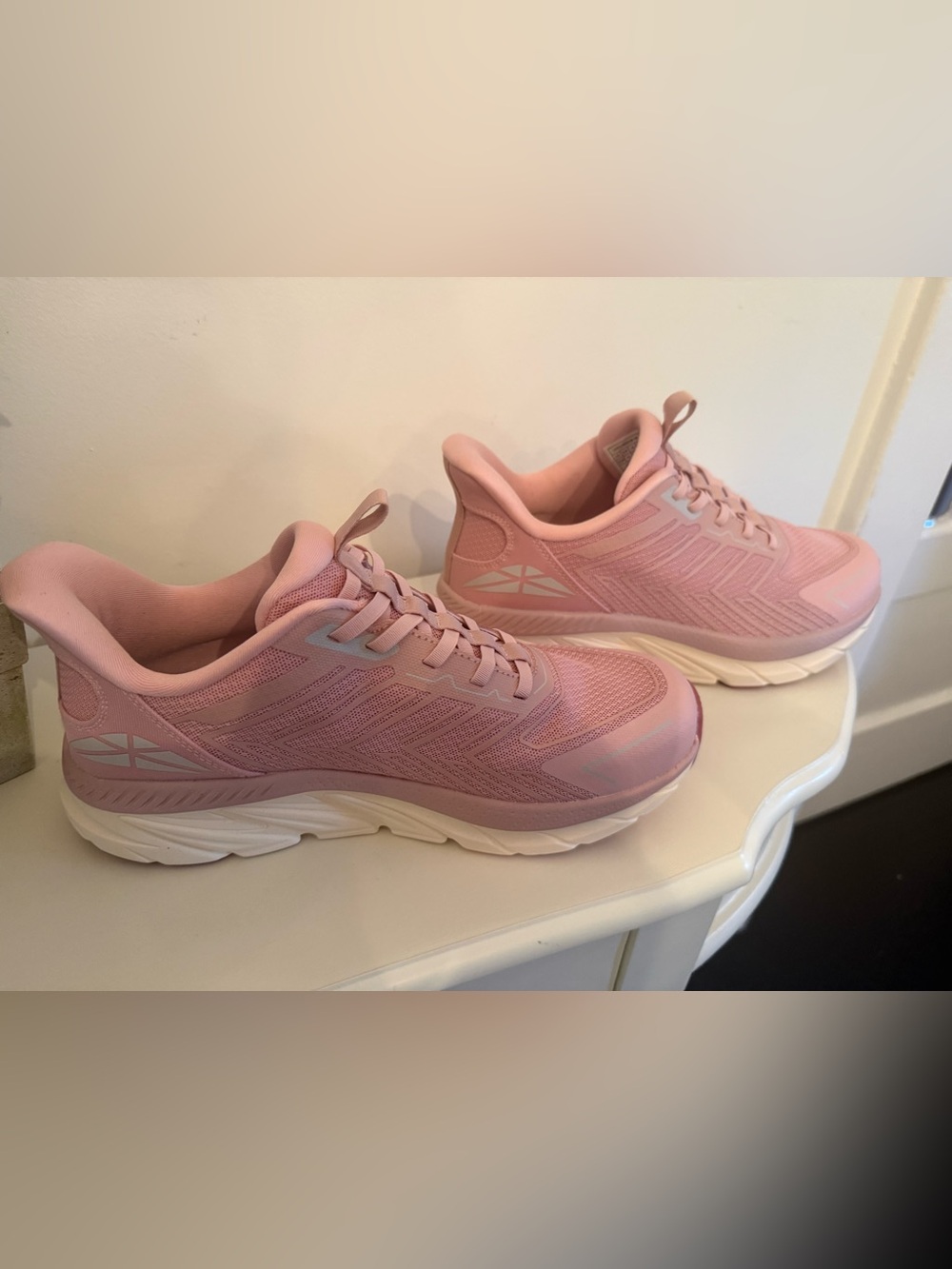 All Swift Women’s Lightweight Pink Athletic Step In Sneakers Easy On Easy Off